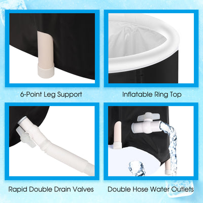 Foldable Ice Tub – Portable Cold Therapy for Athletes